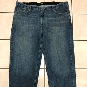 Lee Loose Fit Blue Denim Men Size 44 X 32 Jeans